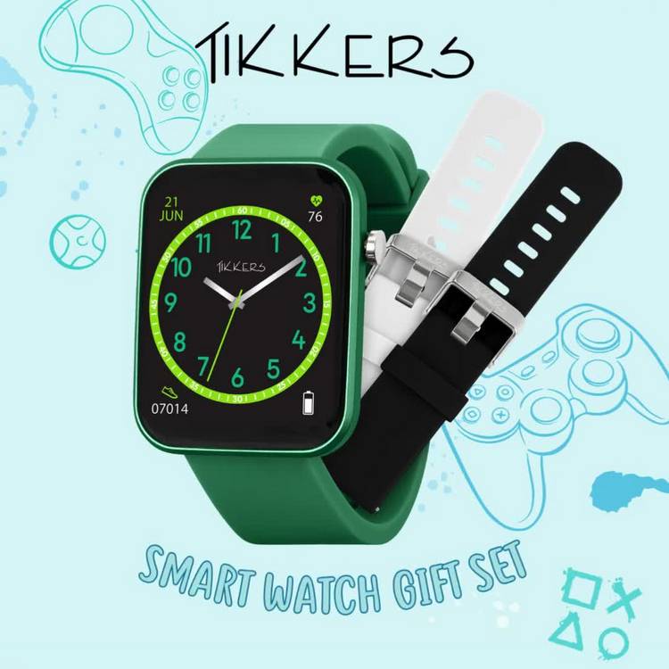 Tikkers Kids Series13 smartwatch with interchangeable straps - British product