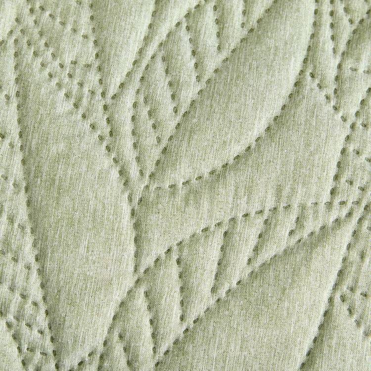 Habitat leaf pinsonic green bedding set single (British brand)