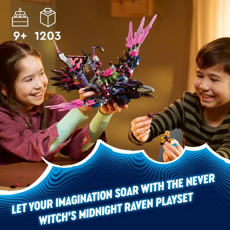 LEGO DREAMZzz Never Witch's Midnight Raven building set 71478 - British product