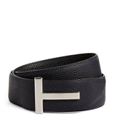 Harrods TOM FORD Leather Reversible T Ridge Belt- Buy online at McGrocer