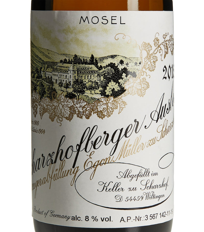Egon Muller Sharzhof Riesling 2018 German Riesling wine 37.5cl - British product