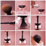 STYLPRO make-up brush cleaner set with collars, UK version