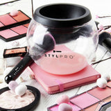 STYLPRO make-up brush cleaner set with collars, UK version