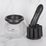 STYLPRO make-up brush cleaner set with collars, UK version