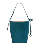 Harrods Alaïa Small Suede-Leather Hip Bucket Bag- Buy online at McGrocer