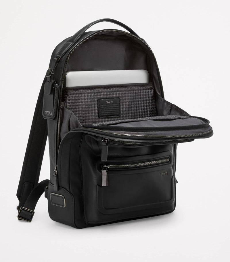 Tumi Leather Harrison Backpack (British brand)