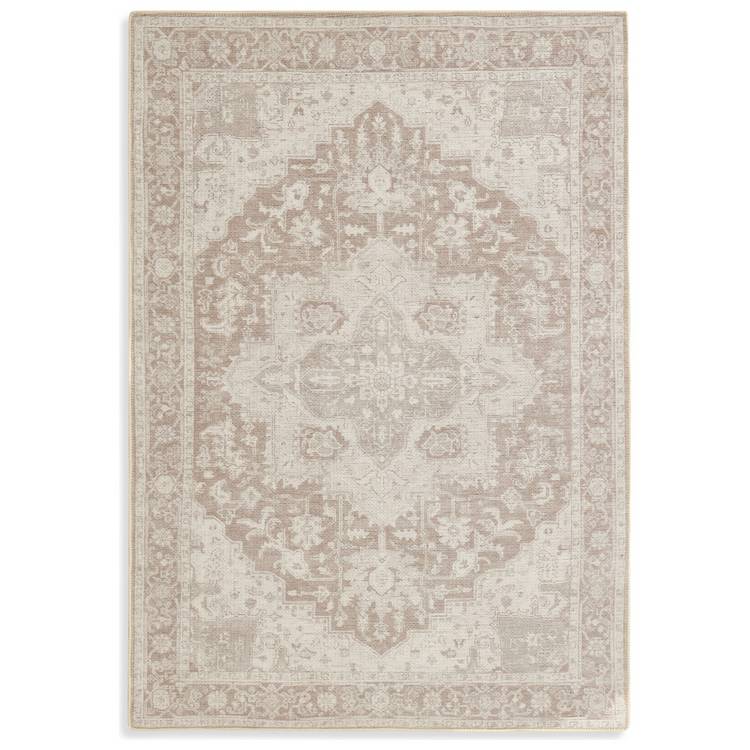 Habitat vintage effect neutral flatweave runner 80x150cm (British brand)