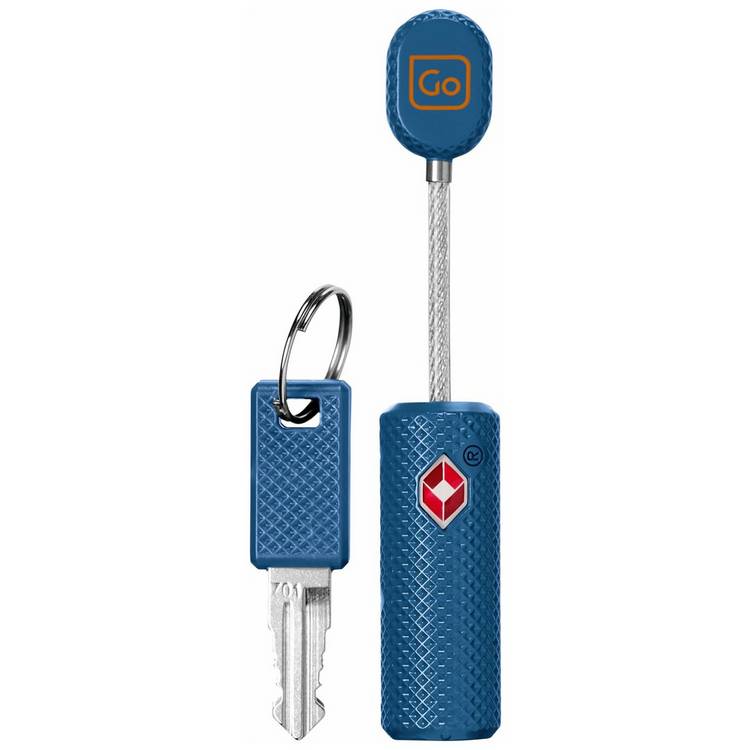 Go Travel TSA cable padlocks twin set, imported from the UK