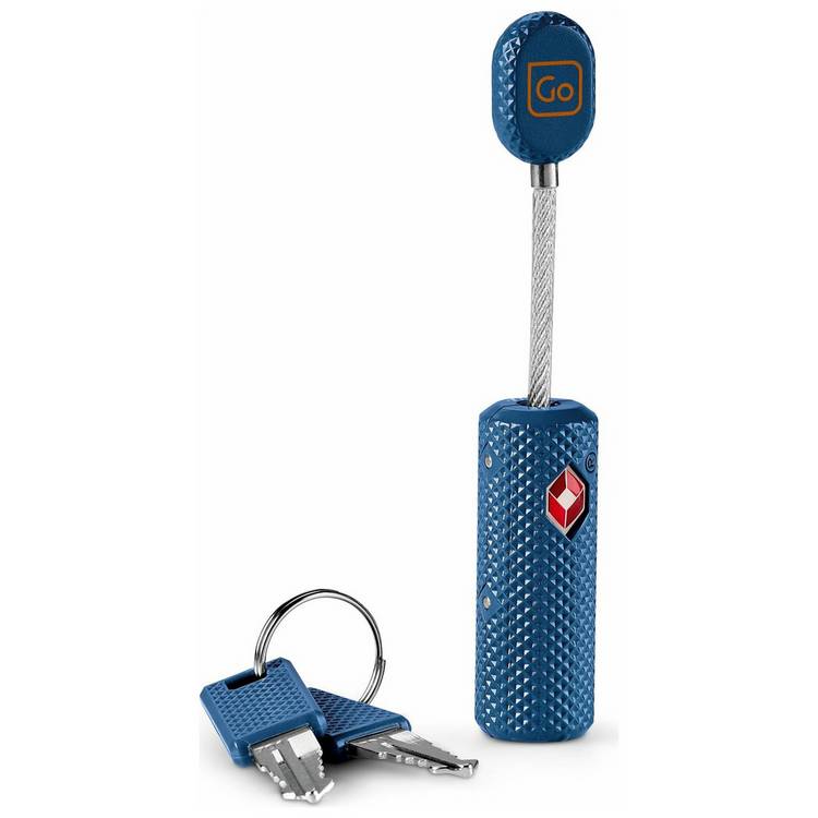 Go Travel TSA cable padlocks twin set, imported from the UK