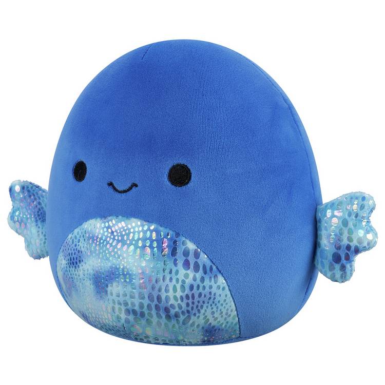 Squishmallows Kobester blue betta fish plush 7.5in - British product