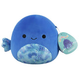 Squishmallows Kobester blue betta fish plush 7.5in - British product