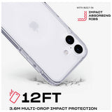 Tech21 EvoClear MagSafe phone case for iPhone 16 Plus, UK version
