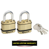 Master Lock Excell 45mm laminated padlock pack of 2, UK version