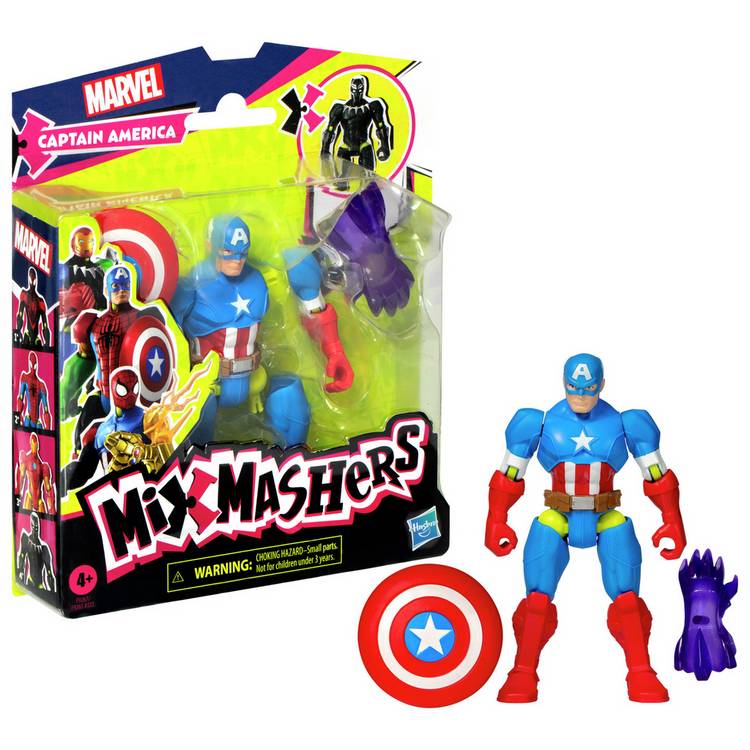 Mixmashers Marvel Captain America figure - British product