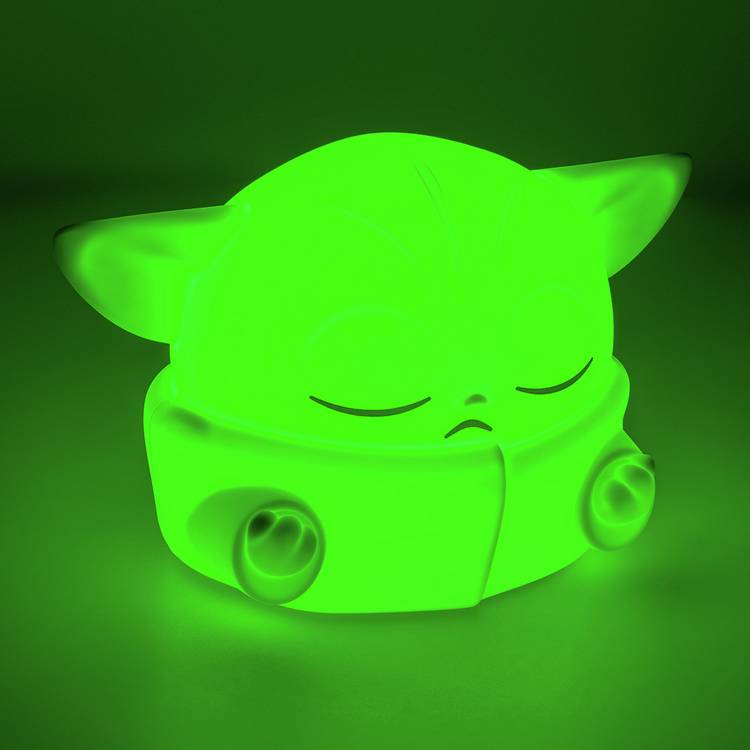 Mandalorian Grogu SquishyGlo green desk lamp 12.5cm, UK version