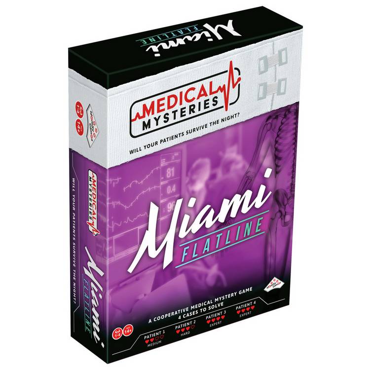 Tomy Medical Mysteries Miami board game (British brand)