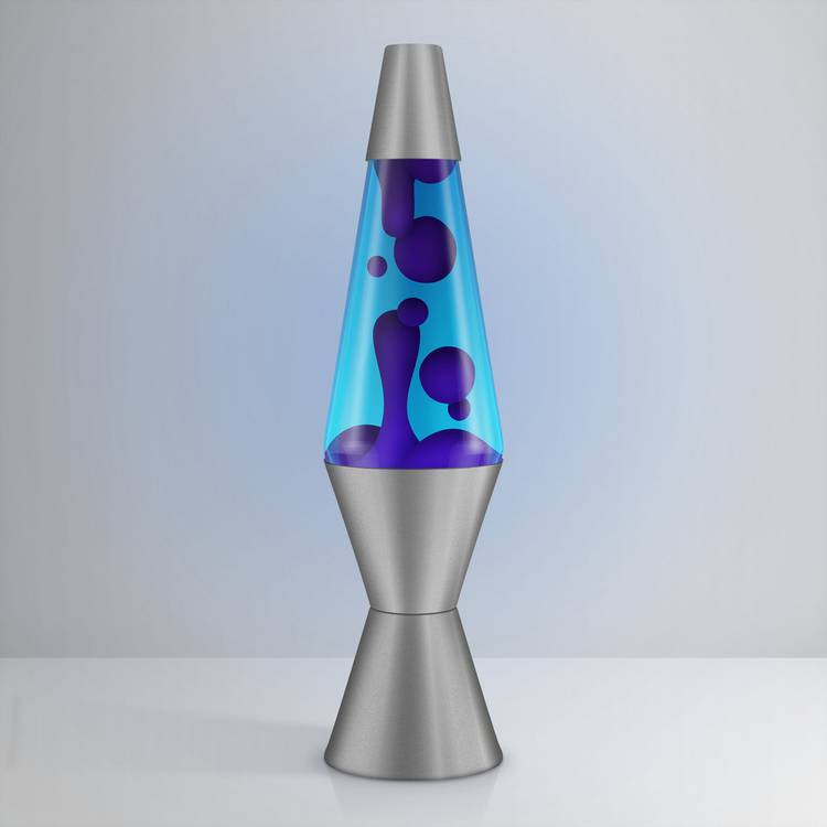 Midnight Cascade lava lamp blue 17in - British product