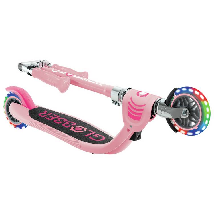Globber Flow pastel pink scooter, imported from the UK