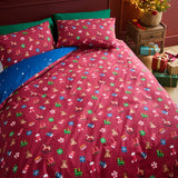 Catherine Lansfield reversible Christmas bedding set double (British brand)