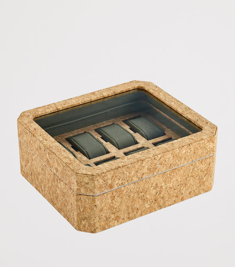 WOLF Cortiça watch box 8-piece - British product