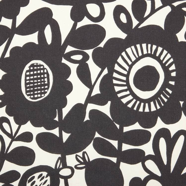 Habitat x Scion eyelet curtains black white 117x137cm (British brand)