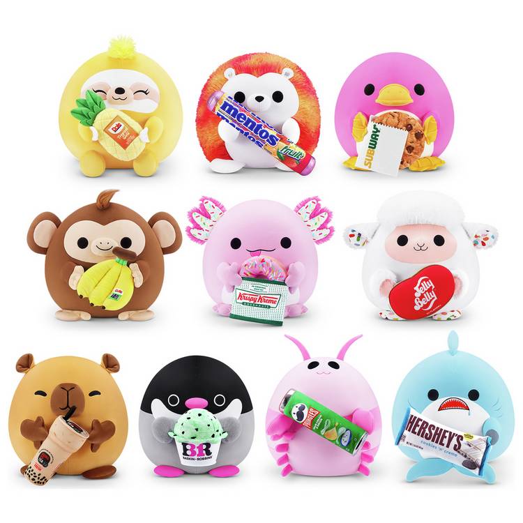 Zuru Snackles Seth Plush 14 inch, imported from the UK