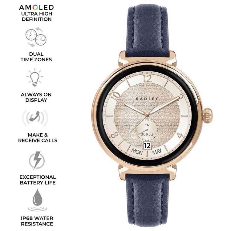 Radley Series 48 smart watch with AMOLED display, UK version