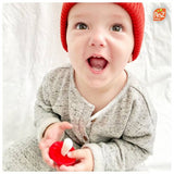 RaZbaby Chompy silicone teether 2 pack, imported from the UK