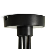 Argos Home 3-light flush ceiling light black grey, imported from the UK