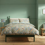Habitat Golden Lily Blue bedding set single, imported from the UK