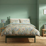 Habitat Golden Lily Blue bedding set single, imported from the UK