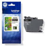 Brother LC422XLBK black ink cartridge XL high-yield, imported from the UK