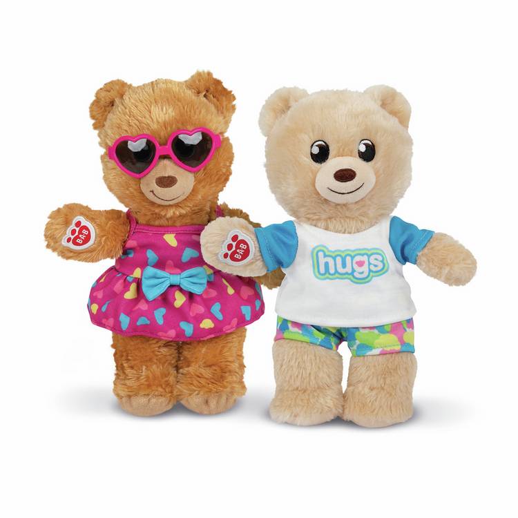 Build-A-Bear stuffing station play set with two bears (British brand)
