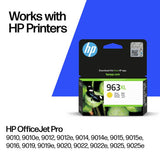 HP 963 XL high yield yellow ink cartridge, UK version