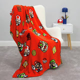 Argos Nintendo Mario Fleece Throw - Red - 100x150cm- Buy online at McGrocer