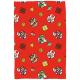 Nintendo Mario fleece throw 100x150cm - British product
