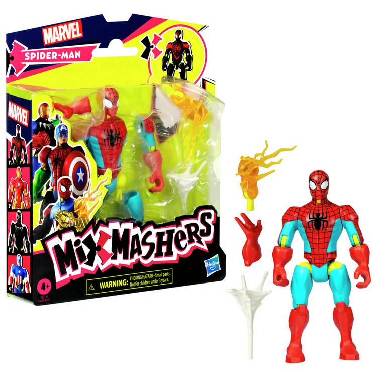 Mixmashers Spider-Man action figure - British product