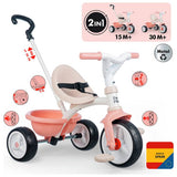 Smoby 2-in-1 Tricycle in Pink, imported from the UK