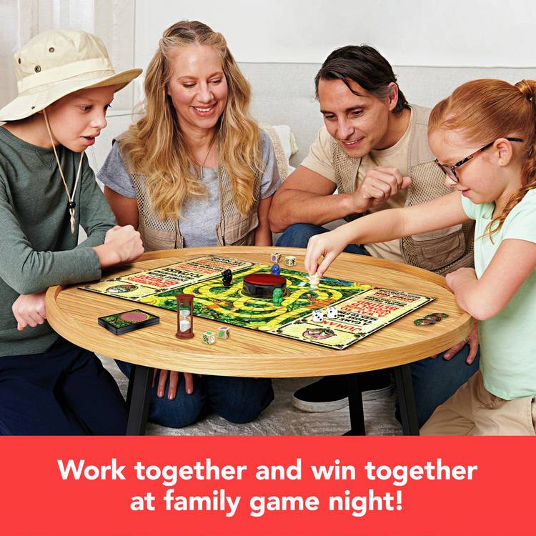 Jumanji board game with Green Dome and Challenge Cards, imported from the UK