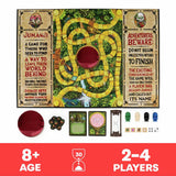 Jumanji board game with Green Dome and Challenge Cards, imported from the UK