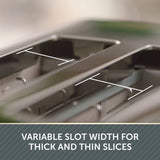 Breville toaster 4-slice grey - British product