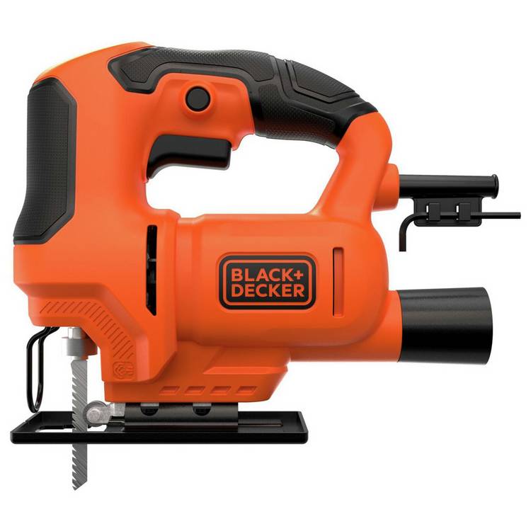 Black+Decker 400W jigsaw with T-shank blade, UK version