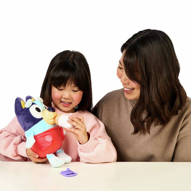 Bluey Electronic Cuddle & Care plush toy 11 inch, imported from the UK