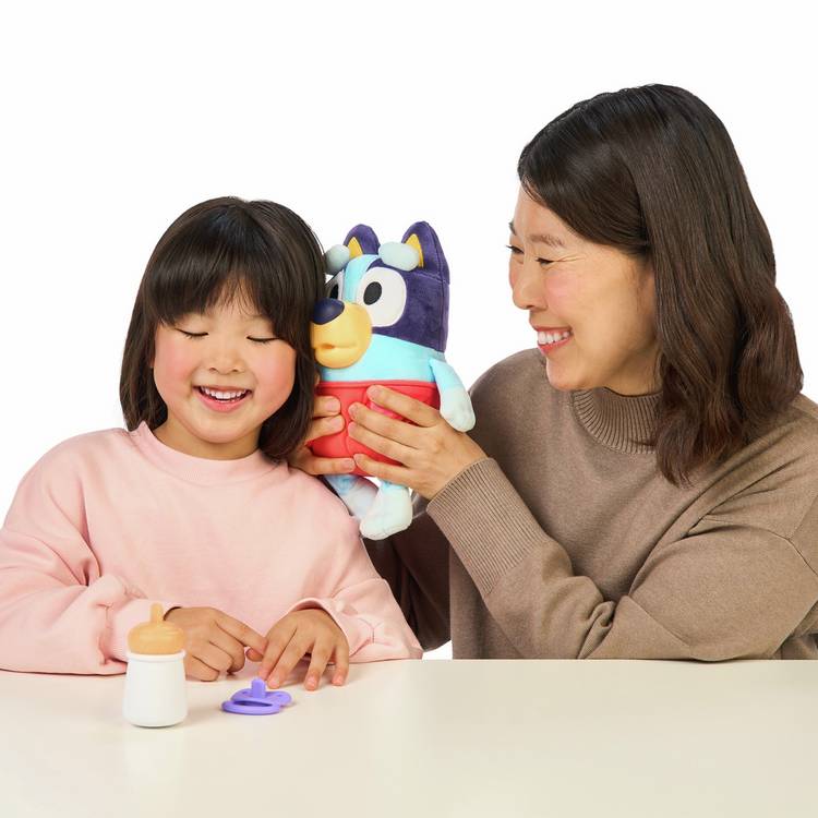 Bluey Electronic Cuddle & Care plush toy 11 inch, imported from the UK