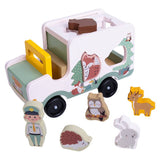 Argos Chad Valley Wooden Woodland Transporter Wooden Shape Sorting Lorry- Buy online at McGrocer