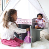 Tiny Treasures wooden doll care centre for 44cm dolls - British product