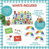 The Very Hungry Caterpillar rainbow picnic matching game, imported from the UK