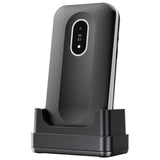 Doro Leva L20 clamshell mobile phone Black and White - British product