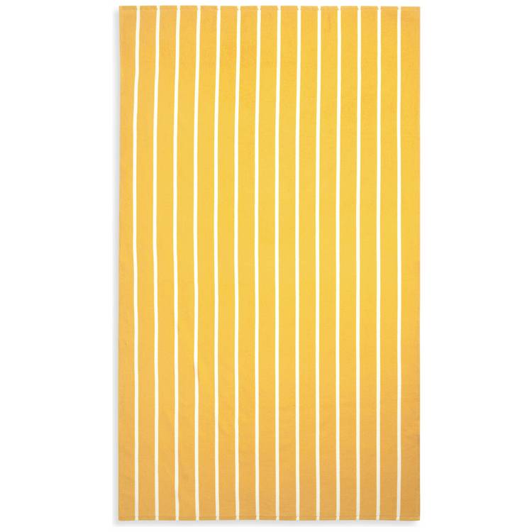 Habitat beach towel yellow stripe XL 180x100cm, imported from the UK