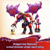 LEGO NINJAGO Thunderfang Dragon of Chaos building set, UK version